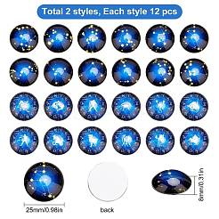 Glas cabochons GGLA-SC0001-07A