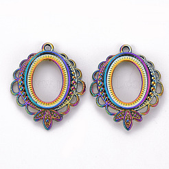 Aluminium-Anhänger Fassungen für Cabochons PALLOY-S180-088-NR