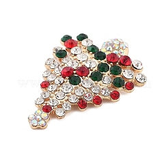 Strass-Cabochons aus weihnachtlicher Legierung FIND-U016-03G-04