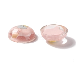 Transparente Harzcabochons RESI-G034-B07