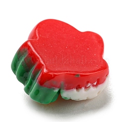 Weihnachtliche Cabochons aus undurchsichtigem Harz RESI-K027-21A