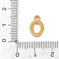 Cabochon-Fassungen für Anhänger aus Edelstahl 304 STAS-B092-01G