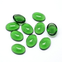K9 glascabochons ovale cabochons mit flachem rücken GGLA-L002D-04