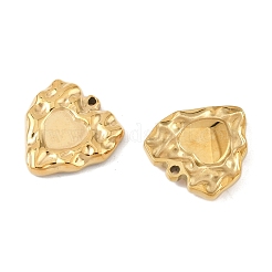 Cabochon-Fassungen für Anhänger aus Edelstahl 304 STAS-L022-540G