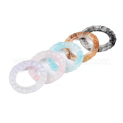 Zweifarbige Decoden-Cabochons aus transparentem Harz CRES-S302-37