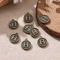 Aluminium-Anhänger Fassungen für Cabochons PALLOY-N156-01H-AB