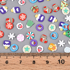 Handgemachter Ton-Cabochon CLAY-N013-01B
