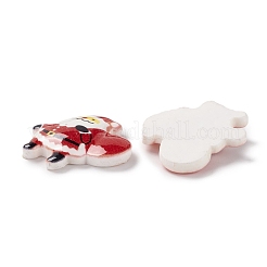 Weihnachtliche Cabochons aus undurchsichtigem Harz CRES-P022-13