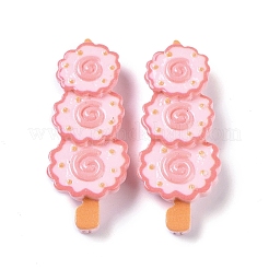 Undurchsichtige Decoden-Cabochons aus Kunstharzimitat für Lebensmittel CRES-O002-02F