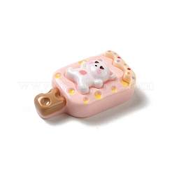 Undurchsichtige Decoden-Cabochons aus Kunstharzimitat für Lebensmittel CRES-H001-02D