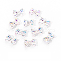Galvanisierte Bowknot-Harz-Cabochons MRMJ-R128-16F