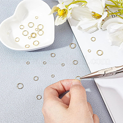 Benecreat 30pcs 3 Arten Messing Sprungringe KK-BC0002-21