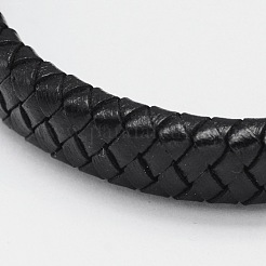 Geflochtenen Lederband Armbänder BJEW-I200-08