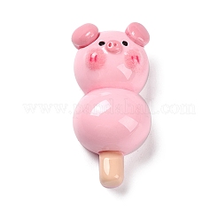 Undurchsichtige Decoden-Cabochons aus süßem Schweinchen-Lebensmittelimitat CRES-M016-01I