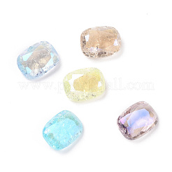 Glas-Strass-Cabochons im Crackle Moonlight-Stil RGLA-J038-IO