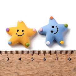 Undurchsichtige Decoden-Cabochons aus Harz RESI-S07-06