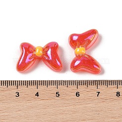 Glitzernde plattierte Harz-Cabochons RESI-H163-09C