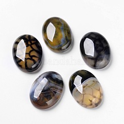 Natürliche Drachen Adern cabochons X-G-F296-05-18x25mm