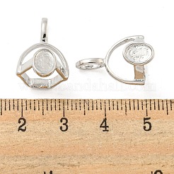 Gestellbeschichtung Messing Anhänger Cabochon Fassungen KK-A217-03P