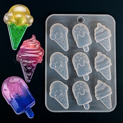 DIY-Cabochon-Formen aus Silikon für Eiscreme in Lebensmittelqualität PW-WG37455-01