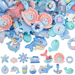 84 Stück 14 Stile Epoxidharz Decoden Cabochons CRES-SC0002-91