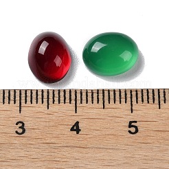 Transparente Glas Cabochons GLAA-B015-11