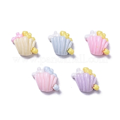 Undurchsichtige süße Decoden-Cabochons aus Harz RESI-B024-01L