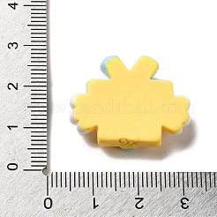 Deko-Cabochons aus undurchsichtigem Harz zum Thema Valentinstag RESI-G092-01C