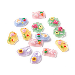 Transparente Harzcabochons RESI-H140-07