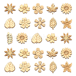 Holz Cabochons WOOD-CJ0001-31