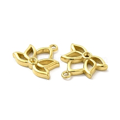 Ionenplattierung (IP) 304 Edelstahl Anhänger Strass-Einstellungen STAS-F284-27G