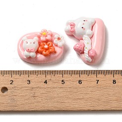Undurchsichtige Decoden-Cabochons aus Harz RESI-K037-02