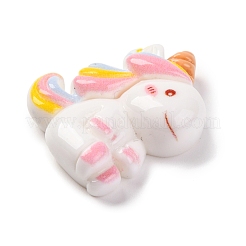 Einhorn Motiv Cartoon Harz Decoden Cabochons CRES-Z011-02C