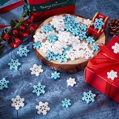 80 stücke 4 arten weihnachtsthema opake harz cabochons CRES-SC0002-58