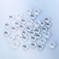 200 Stück transparente Glascabochons GGLA-YW0001-05