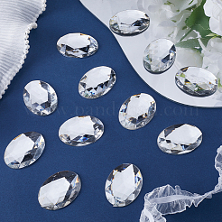 Acryl Strass Cabochons flach zurück DIY-GF0009-17C