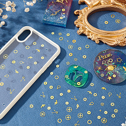 300~400 Stück Messing-Cabochons im 10-Stil MRMJ-OC0003-83