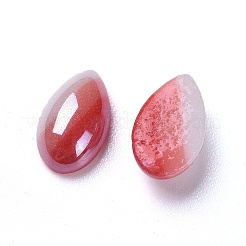 Undurchsichtige Glascabochons GGLA-S038-01H