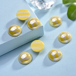 Undurchsichtige Glascabochons X-GGLA-S038-11H-10mm