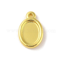 Cabochon-Fassungen für Anhänger aus Edelstahl 304 STAS-A097-09G