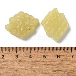 Natürlicher Topas Jade geschnitzte Cabochons G-N343-01