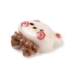 Bärenbrot undurchsichtige Harz Decoden Cabochons CRES-Q220-05A
