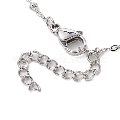 Armbänder aus 304 Edelstahl mit runder Cabochonfassung BJEW-JB11090-02