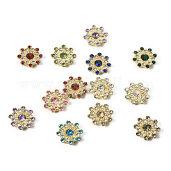 260 Stück 13 Stil CCB Kunststoff mit Strass Cabochons FIND-CW0001-10
