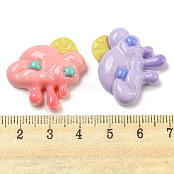 Undurchsichtige Decoden-Cabochons aus Harz CRES-R200-02
