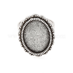 Geben Sie Ihre Kreationen eine einzigartige Designer-Look mit diesen modernen und charmanten Eisen hängender Cabochon Fassungen PALLOY-Q300-25AS-NR