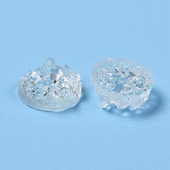 Transparente Druzy-Harz-Cabochons X-CRES-S040-8mm-13
