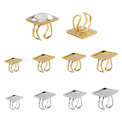DIY-Set zur Herstellung von Fingerringen mit blanker Kuppel DIY-DC0001-85