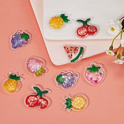 28 Stück transparente PVC-Kunststoff-Cabochons JX139A
