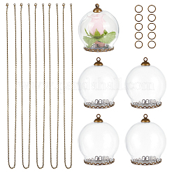 DIY-Set zur Herstellung einer Halskette mit Wunschflaschenanhänger DIY-NB0009-22